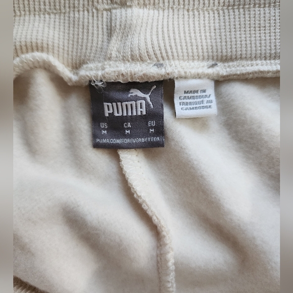PUMA Straight Leg Jogger in Taupe, Size Medium - Picture 7 of 8